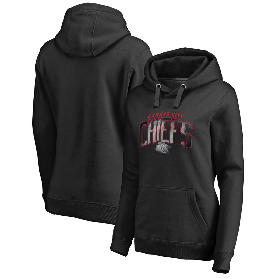 Kansas City Chiefs NFL Pro Line by Fanatics Branded Women Plus Size Arch Smoke Pullover Hoodie